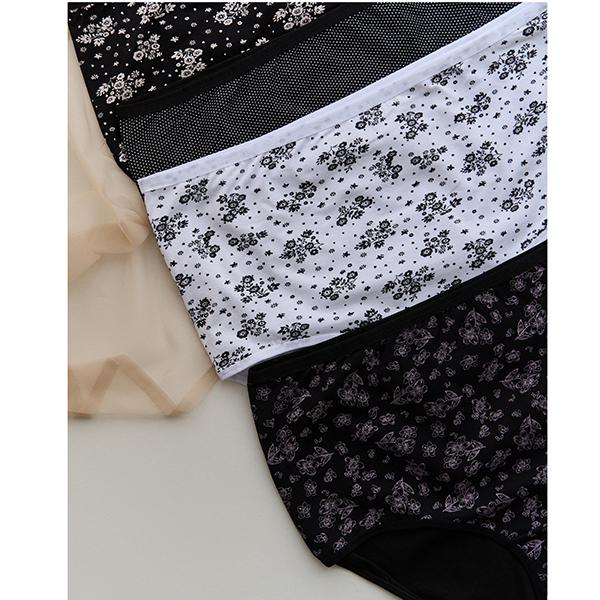 Трусики жіночі з малюнком 6XL 5 шт. (12572) - фото 3