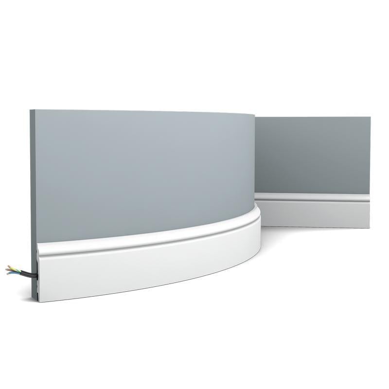 Плинтус напольный гибкий Orac Decor SX165F 2000х70х10 мм (2878)