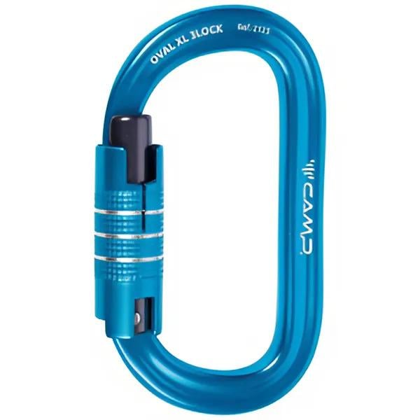 Карабин алюминиевый Camp Oval XL 3Lock Blue (212502)