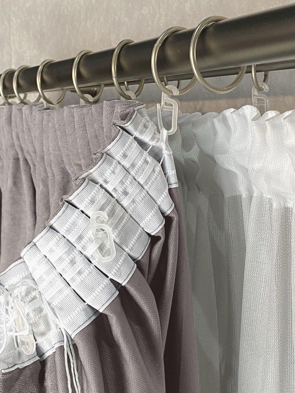 Комплект штор Diamond мікровелюр 200х280 см 2 шт. Пудровий (1403-526-200-280) - фото 2 Комплект штор Diamond мікровелюр 200х280 см 2 шт. Пудровий (1403-526-200-280) - фото 2