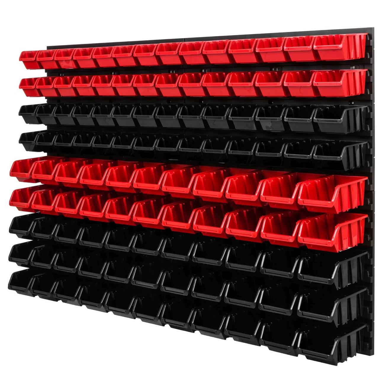 Панель с лотками контейнерами 115х78 см 115 контейнеров (MIX538)