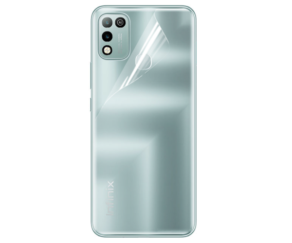Противоударная гидрогелевая пленка Hydrogel Film для Infinix Hot 10 Play на заднюю панель, Transparent