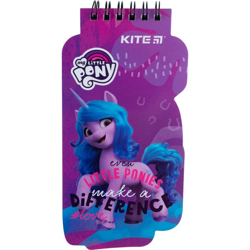 Блокнот на спирали Kite My Little Pony 50 листов нелинованный (LP22-465)