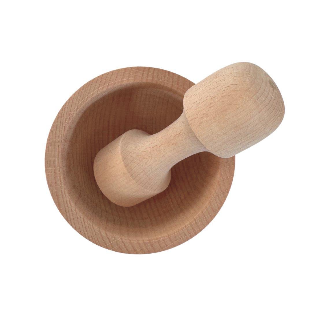 Ступка для специй с пестиком 10х5,5 см дерево (2540816631) - фото 3 Ступка для специй с пестиком 10х5,5 см дерево (2540816631) - фото 3