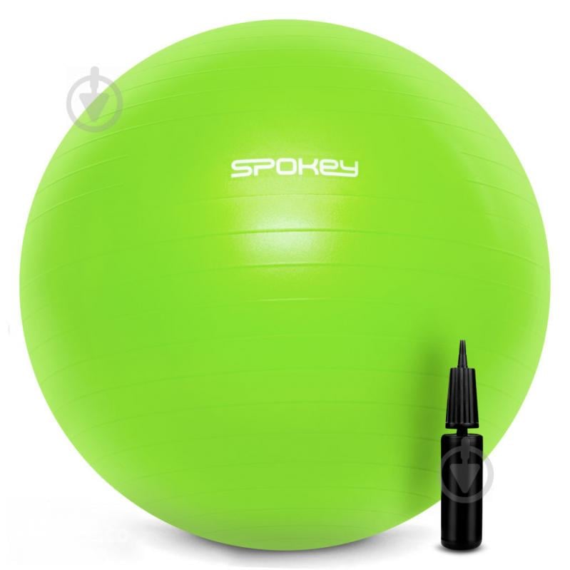 Мяч гимнастический фитбол Spokey Fitball III 75 см Зеленый - фото 1