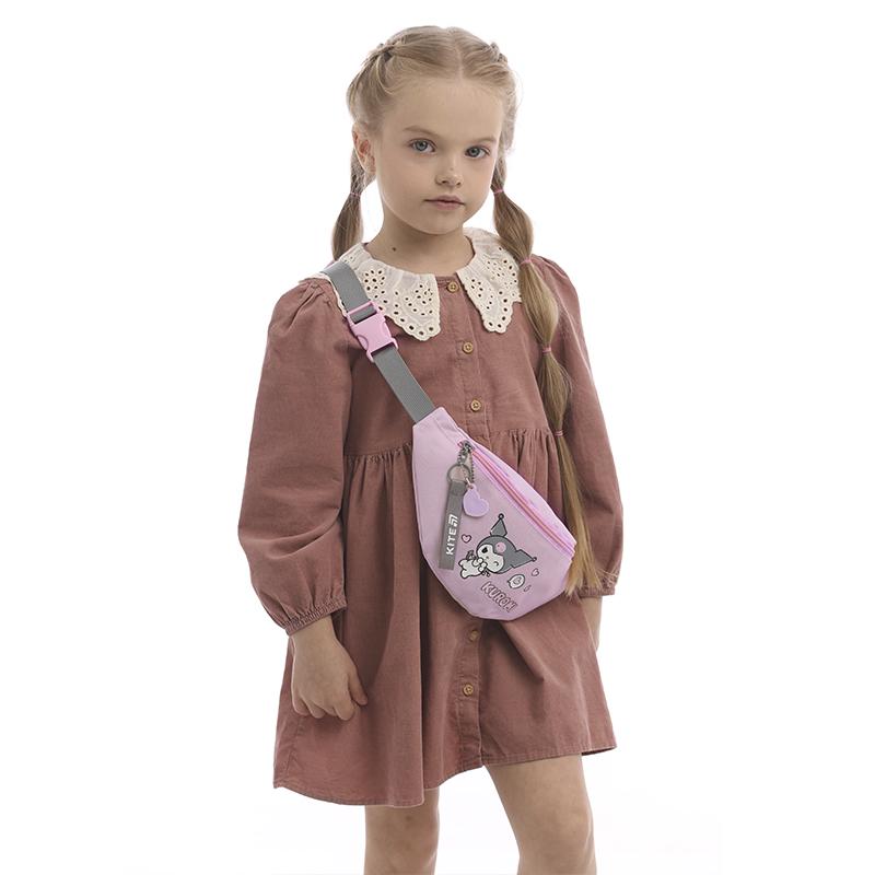 Поясна сумка-бананка дитяча Kite Kids Kuromi Рожевий (HK25-2577-1) - фото 8 Поясна сумка-бананка дитяча Kite Kids Kuromi Рожевий (HK25-2577-1) - фото 8