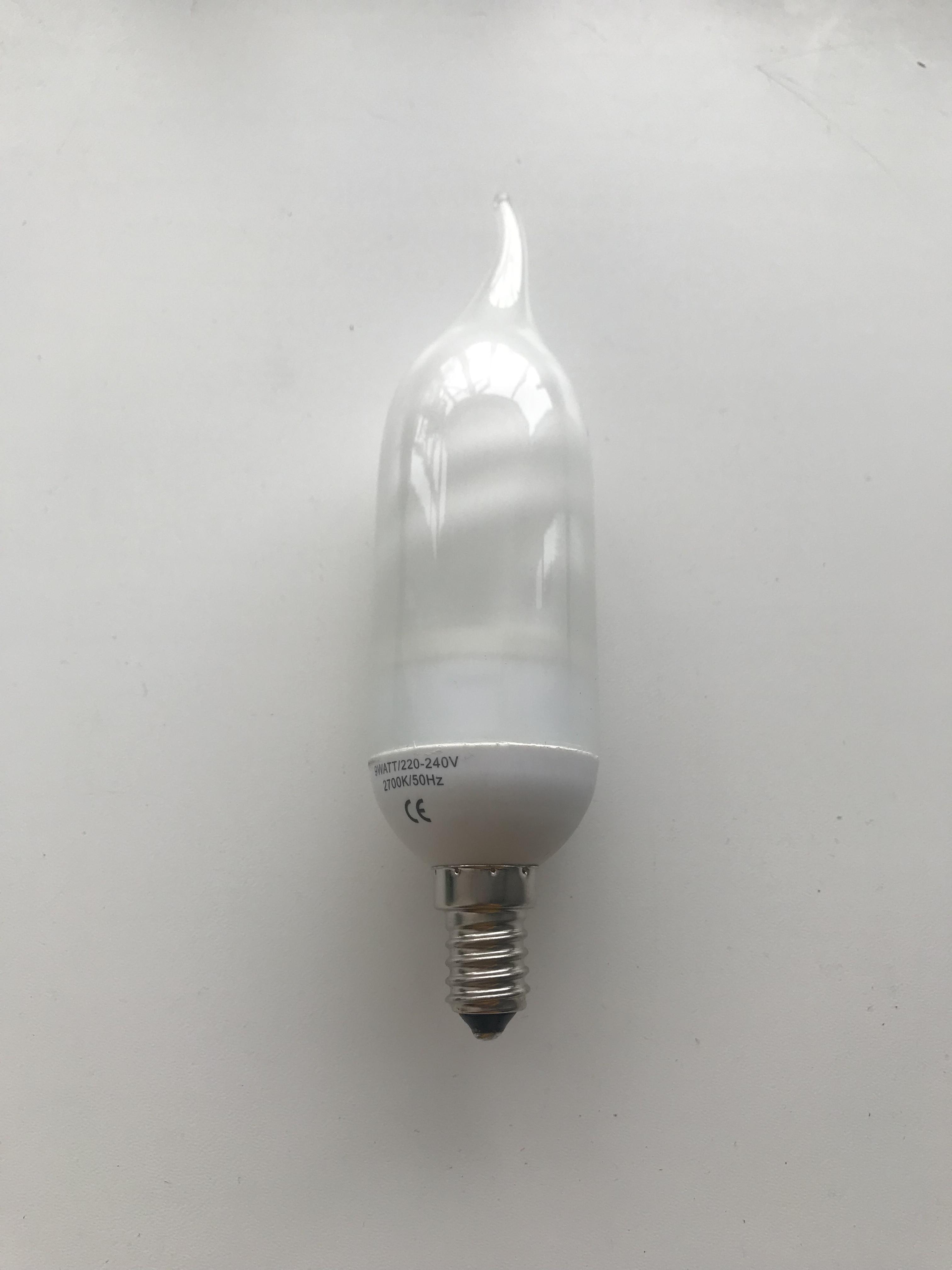 Лампа энергосберегающая Ecolight свеча на ветру 9 Вт E14 2700К Теплый мягкий желтый (20409119) - фото 8 Лампа энергосберегающая Ecolight свеча на ветру 9 Вт E14 2700К Теплый мягкий желтый (20409119) - фото 8