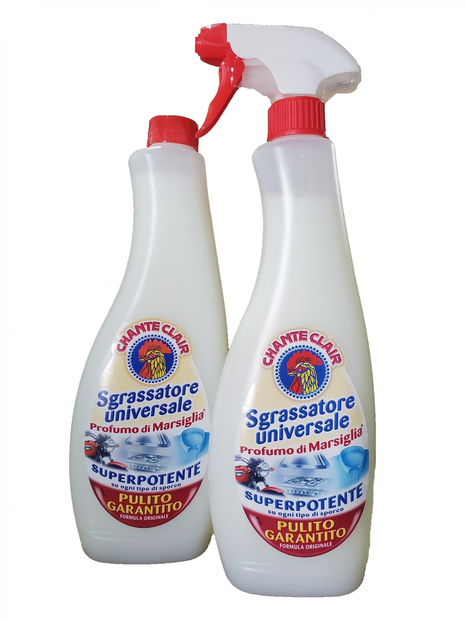 Знежирювач універсальний Chante Clair Sgrassatore Марсельське мило 600 мл + запаска 600 мл (e0300004)