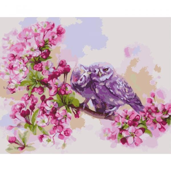 Картина по номерам Идейка Животные Соединение сердец в 40х50 см термопакете (КНО2487-mt)