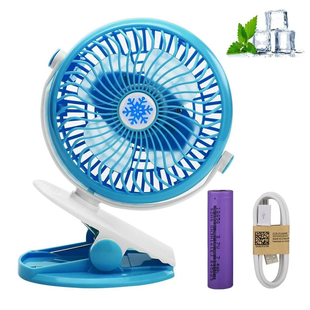 Вентилятор настільний Moltis Mini Fan WX 6503 ABS-пластик на прищіпці Blue (ML-04538) - фото 2 Вентилятор настільний Moltis Mini Fan WX 6503 ABS-пластик на прищіпці Blue (ML-04538) - фото 2