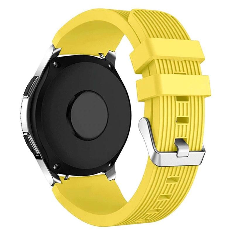 Силіконовий ремінець Watchbands Galaxy для Samsung Galaxy Watch 46 мм Жовтий (WB001GALAXYYELLOW46)