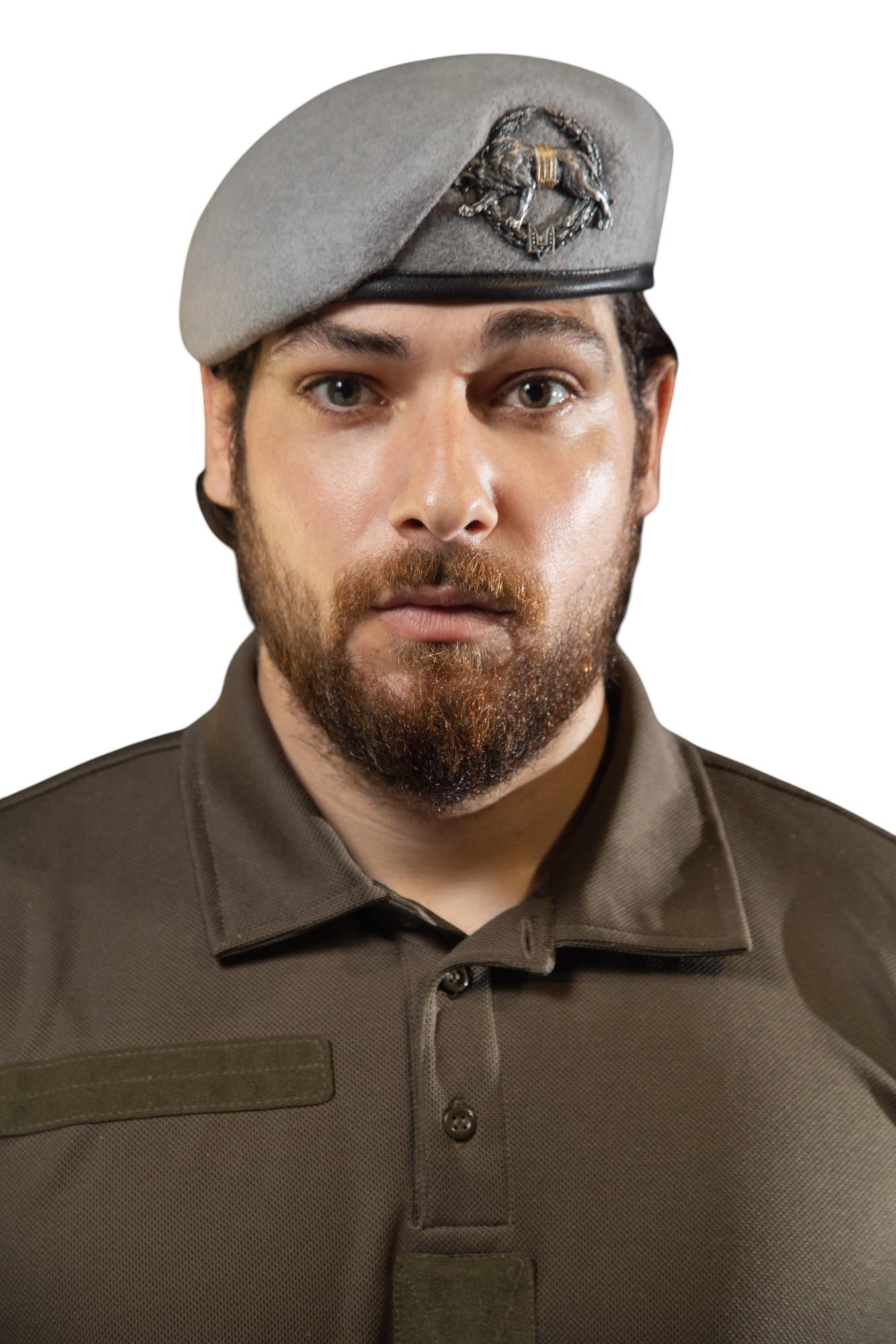 Берет Силы специальных операций Вооруженных сил Украины XL/59-60 см Светло-серый (29052678)