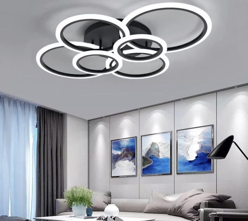 Светильник современный потолочный LED 100W Черный (A 2763 BK)