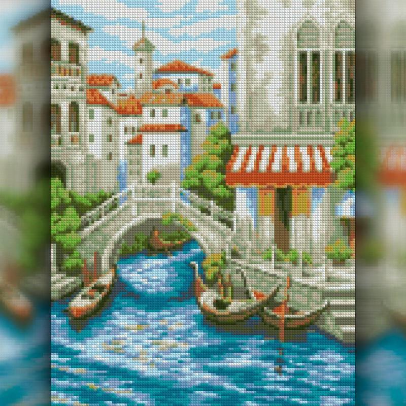 Алмазная мозаика The Wortex Diamonds Венеция 30x40 см (TWD30039M)