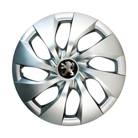Автомобильные колпаки SKS 416 R16 с логотипом Peugeot 4 шт. Серебристый