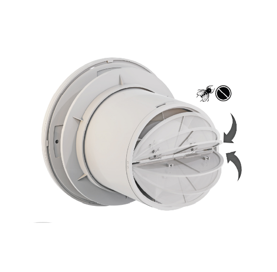 Вытяжной вентилятор Horoz AIRYMAX-3 12W с клапаном Белый (30078761) - фото 3 Вытяжной вентилятор Horoz AIRYMAX-3 12W с клапаном Белый (30078761) - фото 3