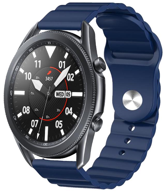 Ремешок Wave для Galaxy Watch 3 45 мм Dark Blue (16586)