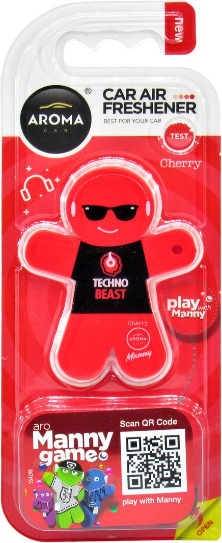 Ароматизатор для авто Aroma Car Manny Cherry на дефлектор (83137)