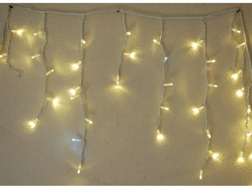 Гирлянда уличная Бахрома Flash Icicle 5 м 120 LED теплый белый