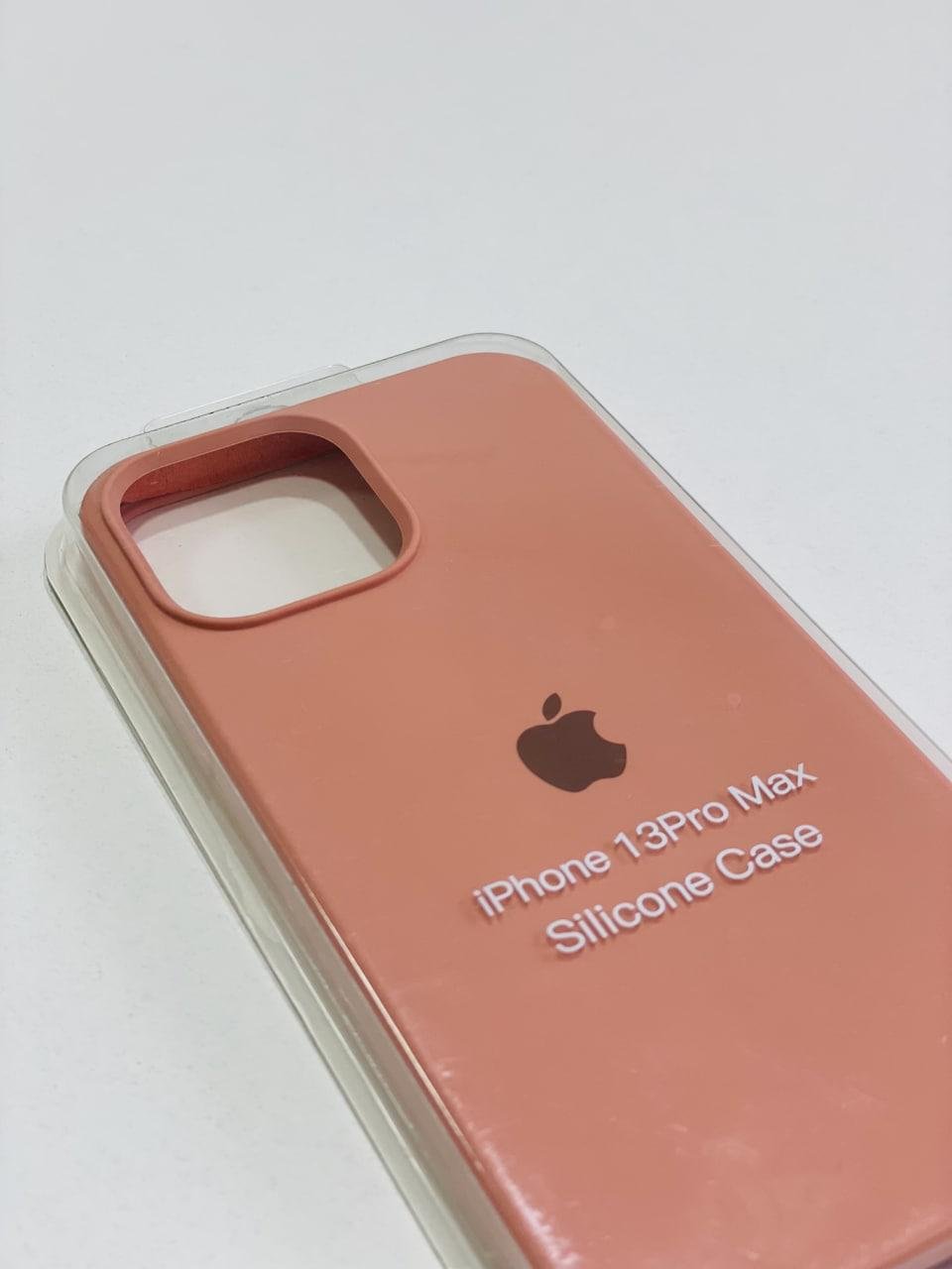 Силіконовий чохол для iPhone 13 ProMax / пудра - фото 2