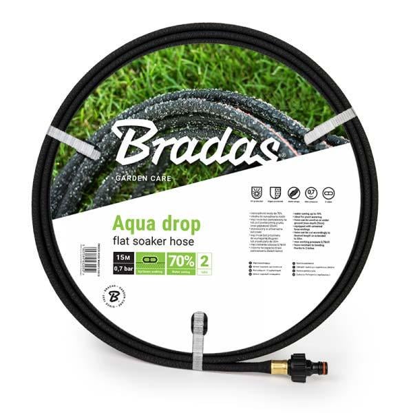 Шланг сочащийся Bradas AQUA-DROP FLAT 1/2" 15 м (WADF1/2015)