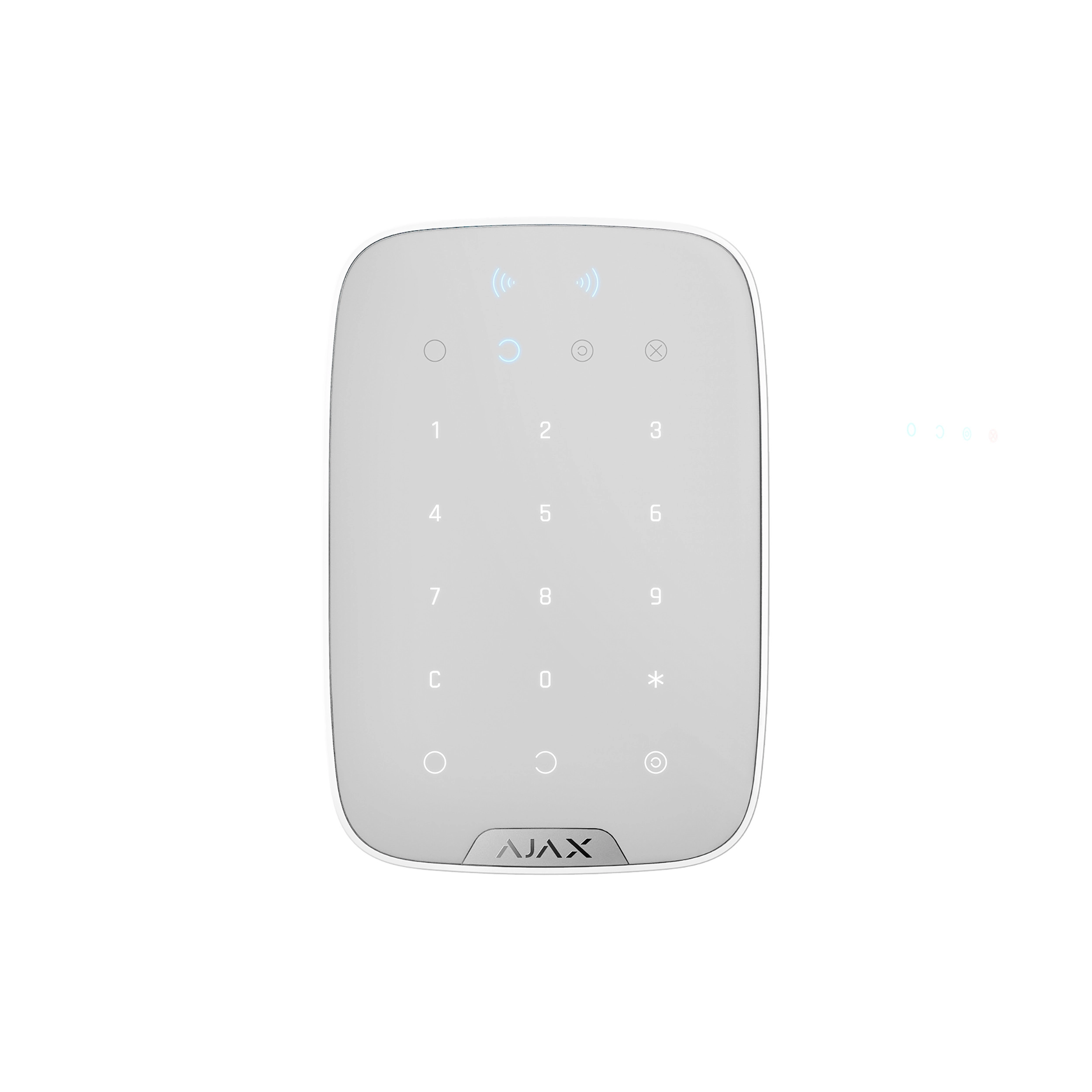 Клавиатура беспроводная сенсорная Ajax KeyPad Plus White (26078.83.WH1)