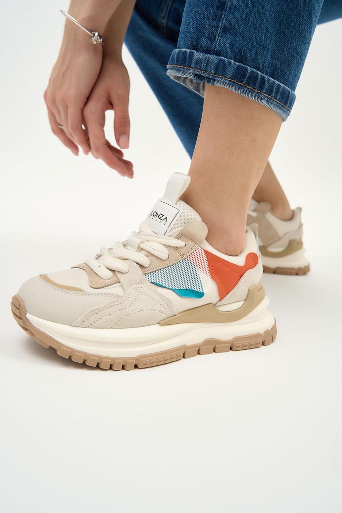 Кроссовки женские LONZA р. 39 Бежевый (178831) Кроссовки женские LONZA р. 39 Бежевый (178831)