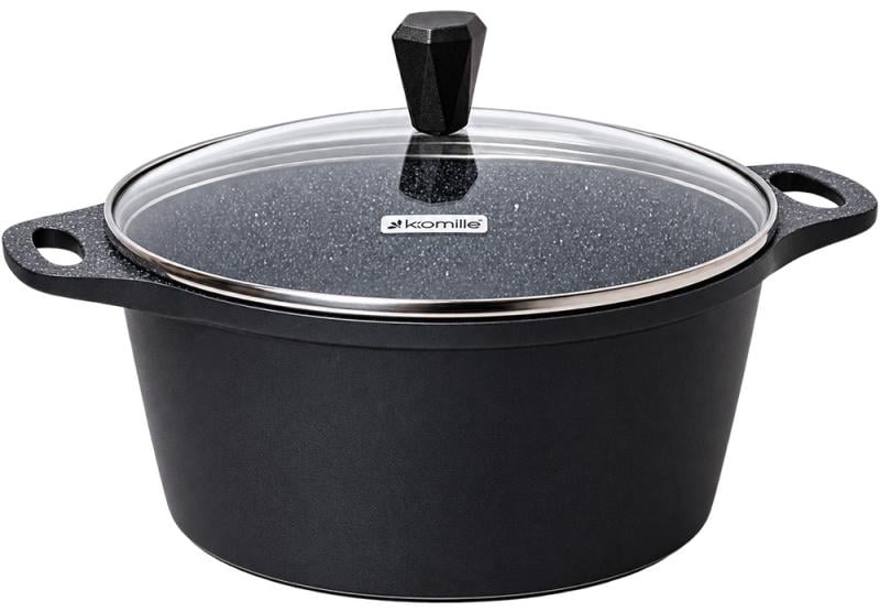 Кастрюля Kamille Casserole со стеклянной крышкой 6,3 л