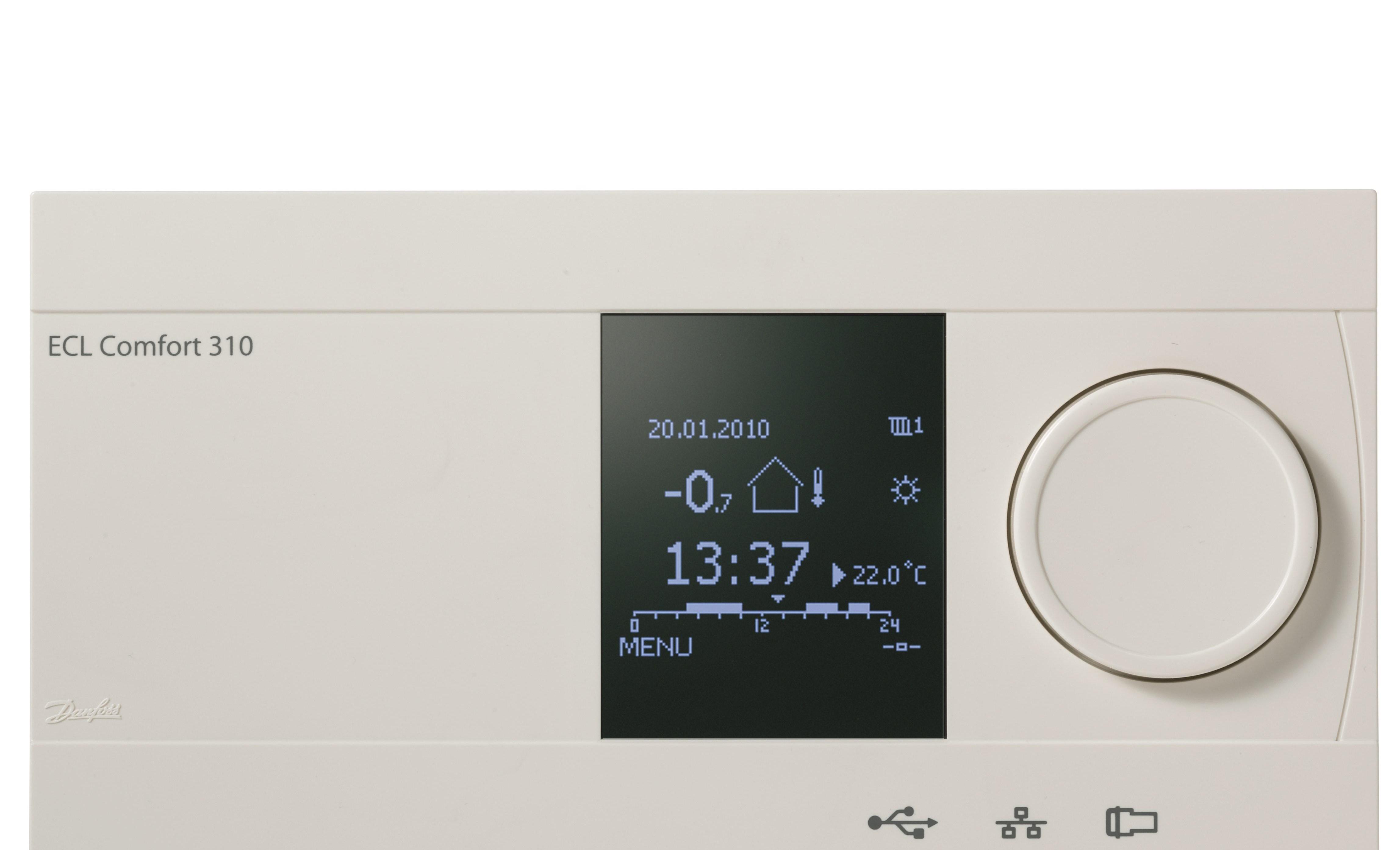 Регулятор температури електронний Danfoss ECL Comfort 310 230 В (087H3040)