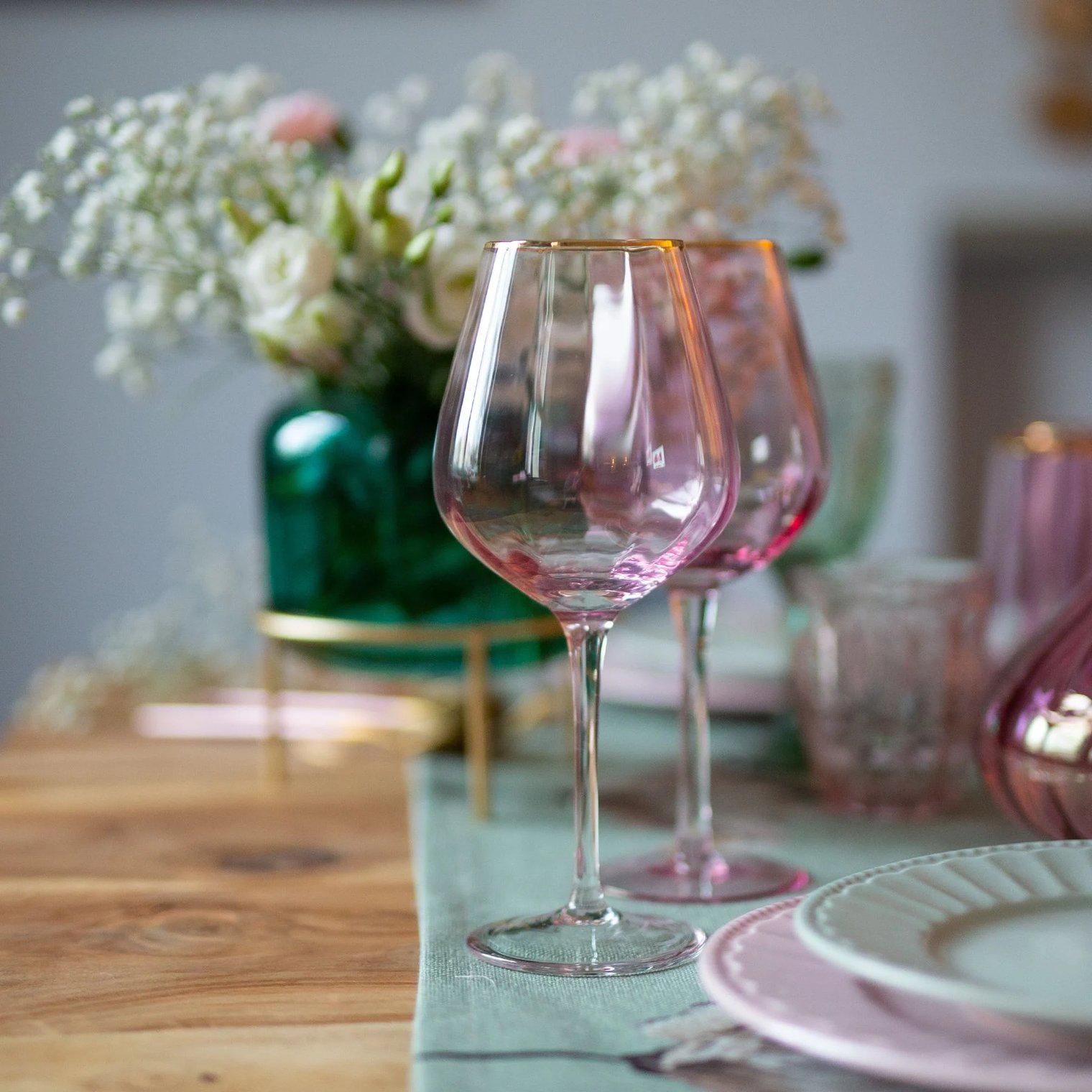 Келих для вина Homla FELICE 500 мл Рожевий (155355) - фото 8 Келих для вина Homla FELICE 500 мл Рожевий (155355) - фото 8