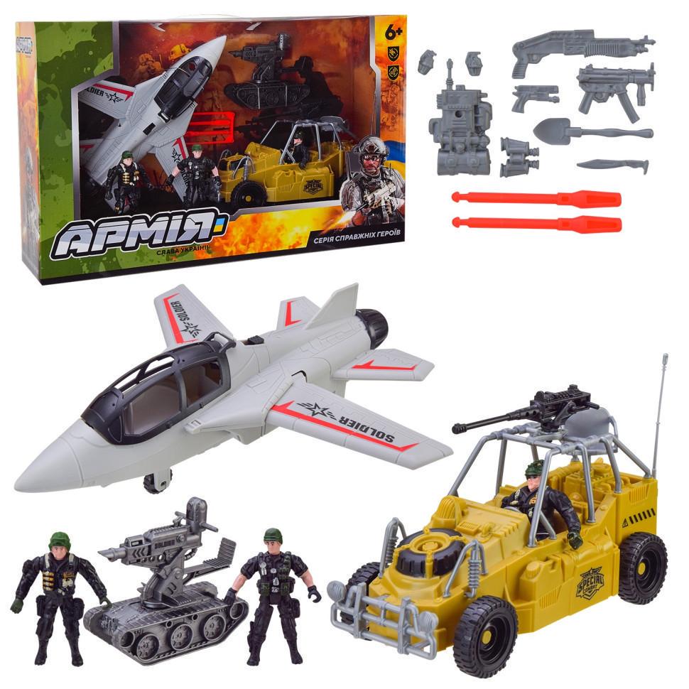 Іграшковий набір Bambi BL2315 військовий транспорт/аксесуари (RLT46919)