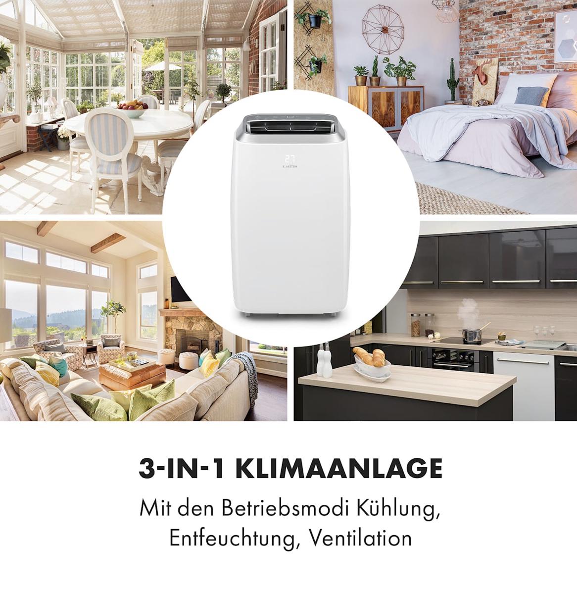 Кондиционер мобильный KLARSTEIN Iceblock Prosmart 12 12 000 BTU/3,5 кВт 59 м2 - фото 5 Кондиционер мобильный KLARSTEIN Iceblock Prosmart 12 12 000 BTU/3,5 кВт 59 м2 - фото 5