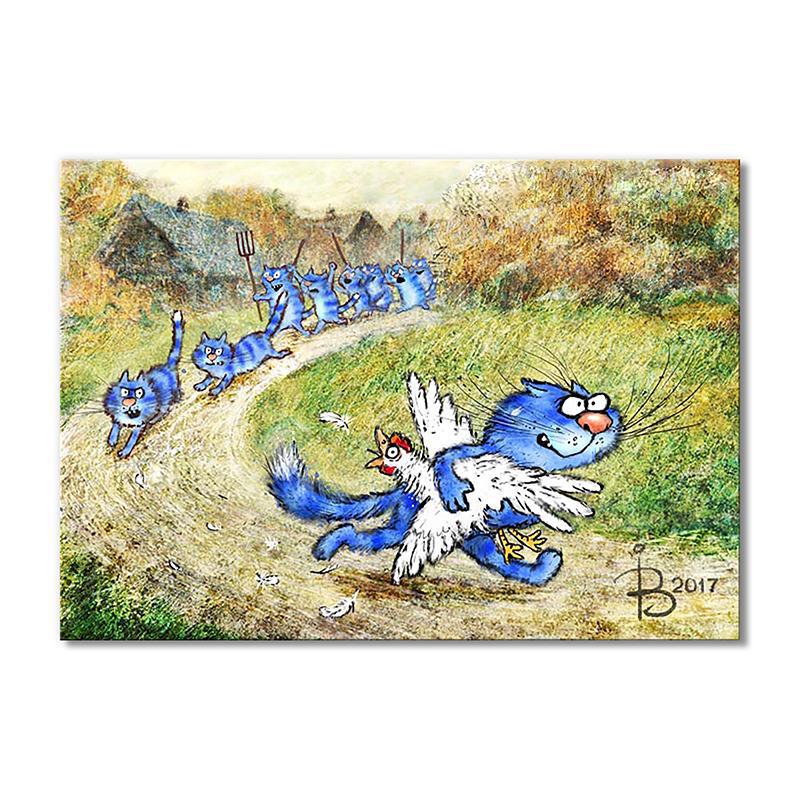 Модульная картина Брось птицу. 1 модуль 50x75 см