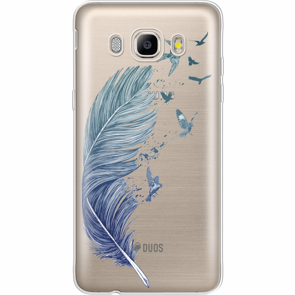 Чехол BoxFace Samsung J510 Galaxy J5 2016 Feather Прозрачный силикон (25137-cc38-25137)