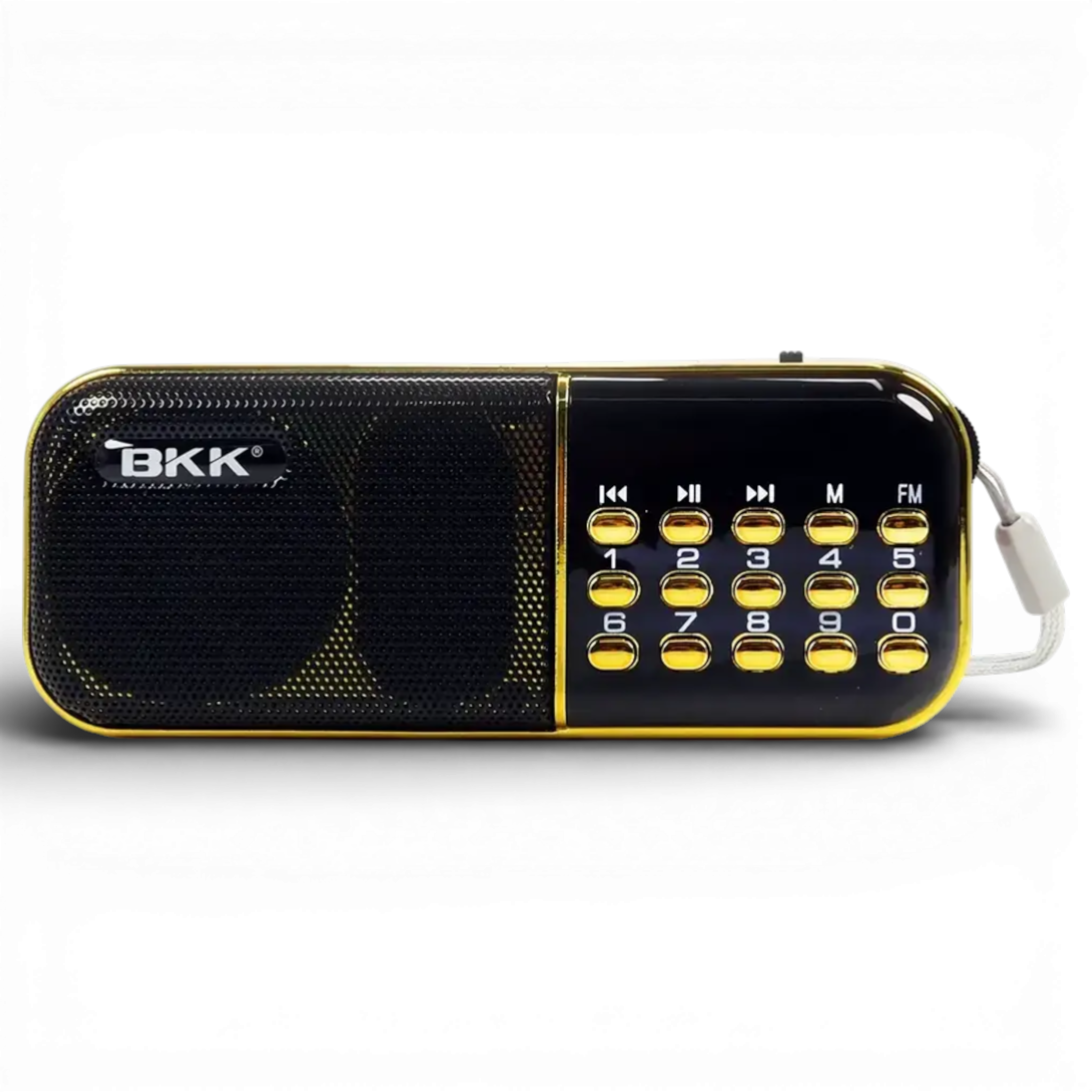 Радиоприемник BKK USB/MP3 B837 портативный с аккумулятором 18650 (12813)