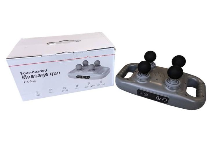 Перкусійний масажер для спини та шиї з 4 масажними головками (FZ-668) - фото 5 Перкусійний масажер для спини та шиї з 4 масажними головками (FZ-668) - фото 5