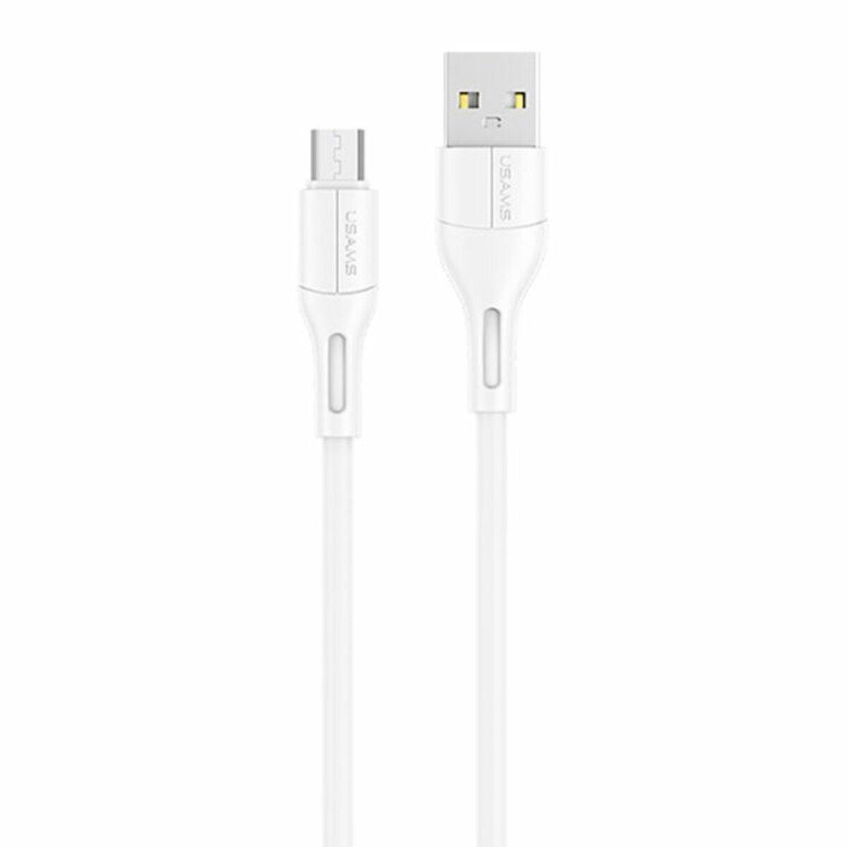 Кабель Charge OTG Usams US-SJ502 U68 USB to USB Micro 2 A 1 м White (566025) - фото 2