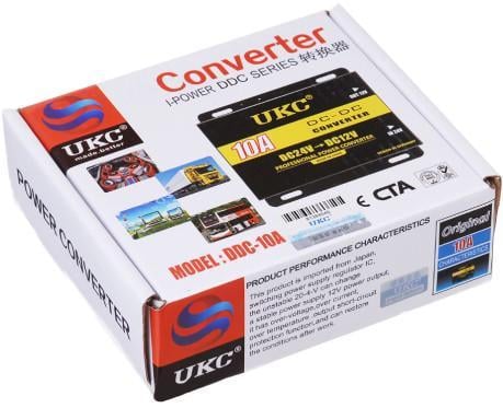 Перетворювач напруги UKC 24V-12V 10 A автомобільний (3386) - фото 6 Перетворювач напруги UKC 24V-12V 10 A автомобільний (3386) - фото 6