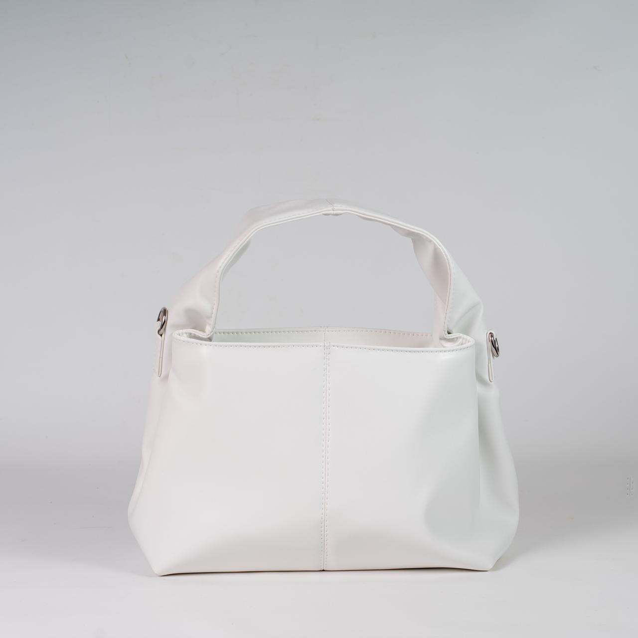 Сумка женская хобо с длинным ремешком KVITUCHA №52-24 Белый - фото 1 Сумка женская хобо с длинным ремешком KVITUCHA №52-24 Белый - фото 1