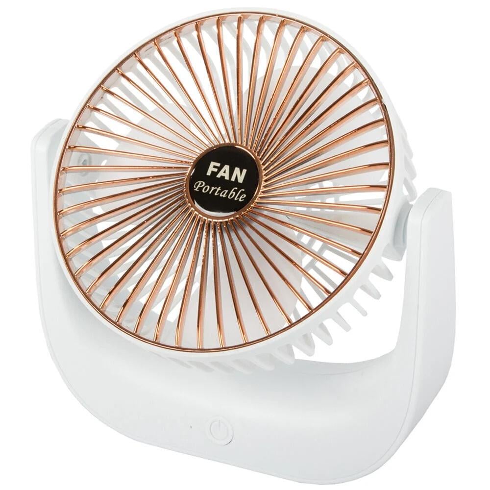 Вентилятор аккумуляторный настольный USB Fan Portable F138 с наклоном (33ca5178)