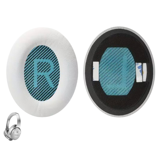 Амбушури Bose Quietcomfort AE2/QC2/QC15/QC25/QC35/QC45 Білий (30155596) - фото 4