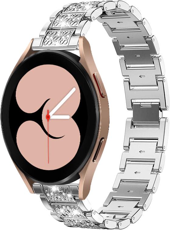 Браслет металлический Glam для Galaxy Watch 4 40 мм Silver (32790-59)