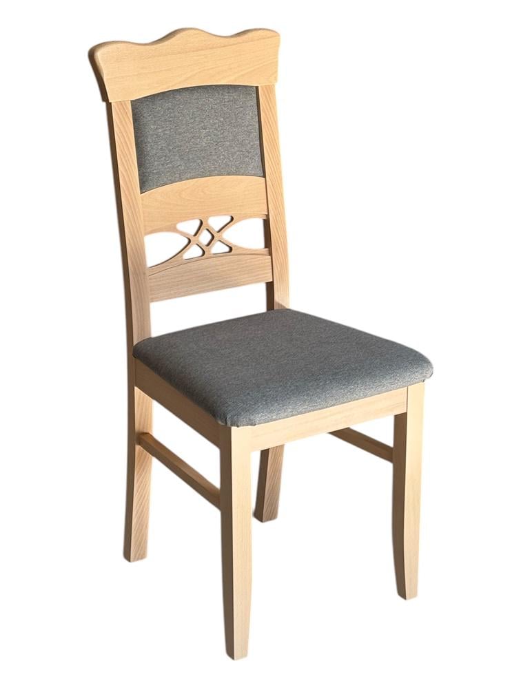 Стул обеденный Скиф ЖУР-8 натуральный прозрачный лак/Твист-19 (25228999)