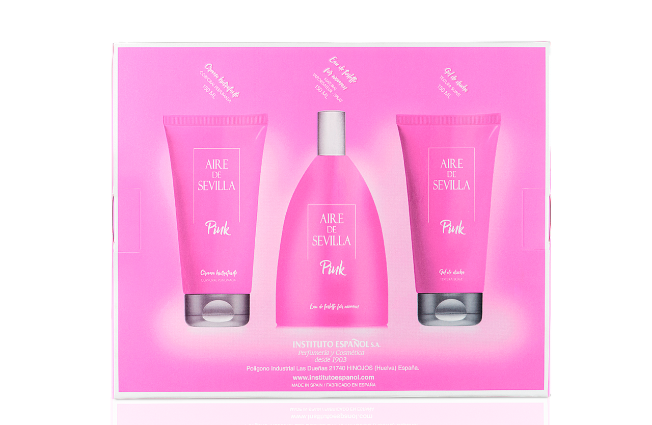 Парфюмерный подарочный набор для женщин Instituto Espanol Aire De Sevilla Pink