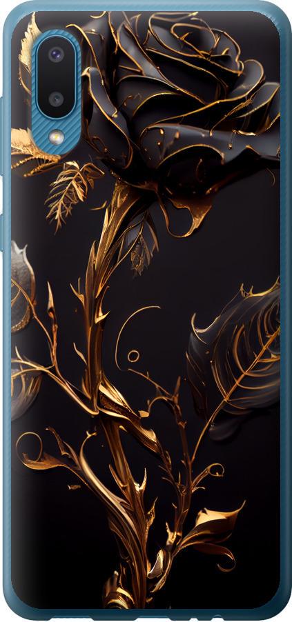 Чехол на Samsung Galaxy A02 A022G Роза 3 (5552u-2260-42517) Чехол на Samsung Galaxy A02 A022G Роза 3 (5552u-2260-42517)