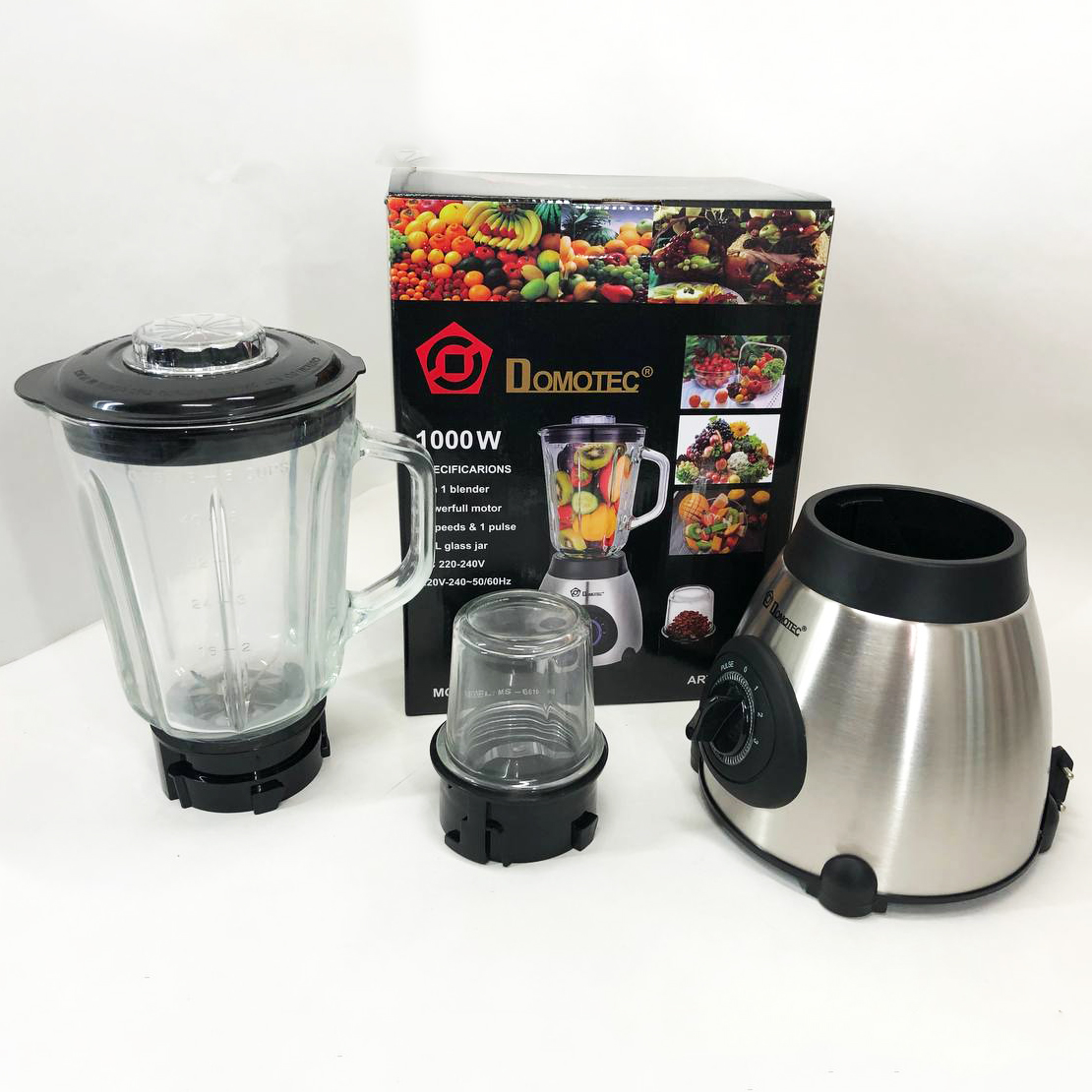 Блендер с кофемолкой Domotec MS-6610 1000 Вт - фото 2 Блендер с кофемолкой Domotec MS-6610 1000 Вт - фото 2