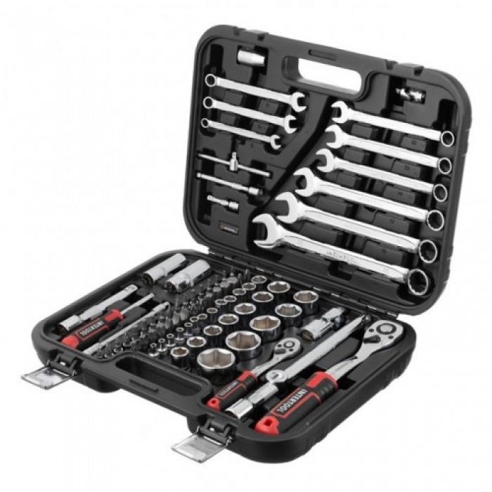 Набір інструментів INTERTOOL STORM Cr-V 1/2" 1/4" 82 пр. (1418767407)