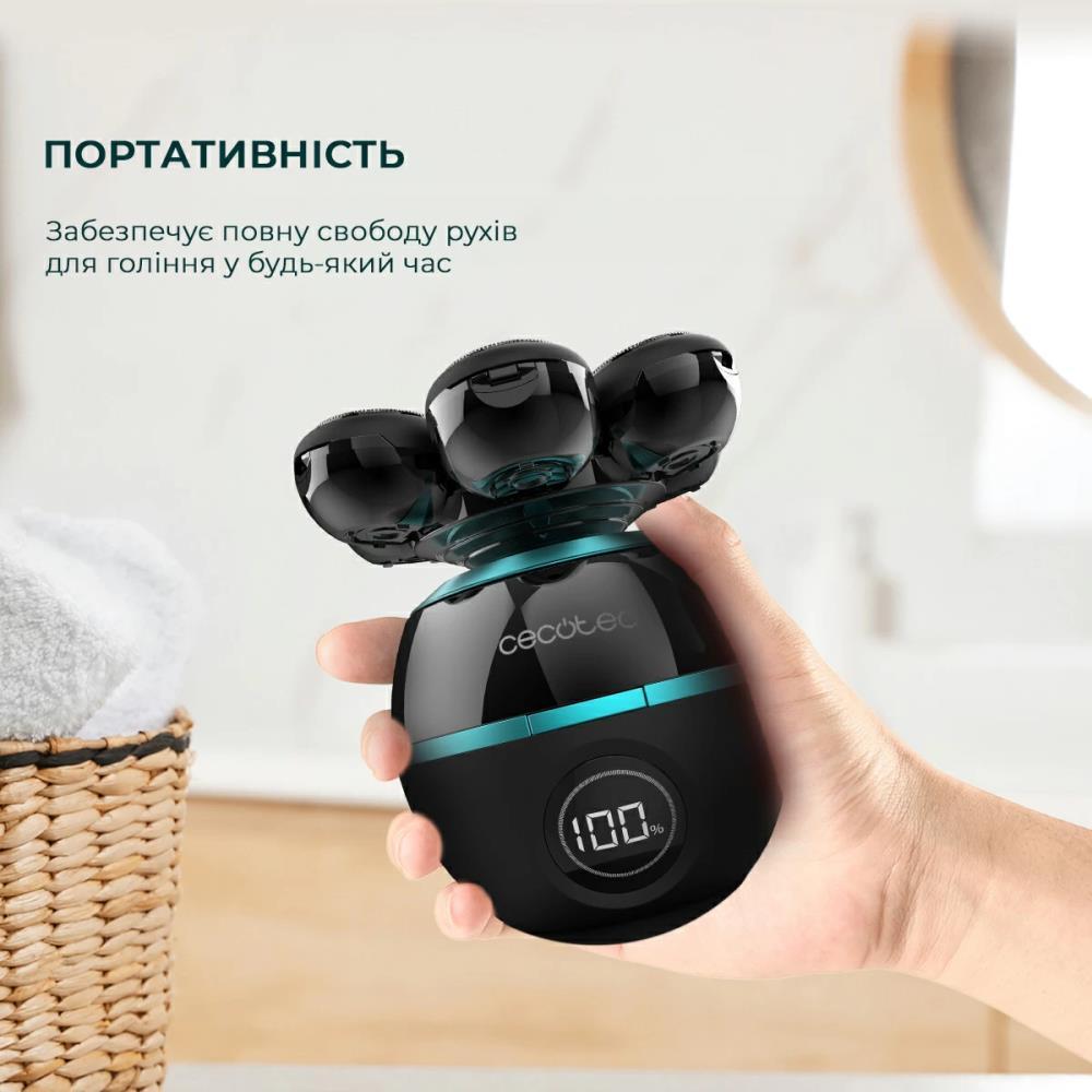 Электробритва CECOTEC Shamers Bamba PrecisionCare Skull Shaver Black - фото 4 Электробритва CECOTEC Shamers Bamba PrecisionCare Skull Shaver Black - фото 4