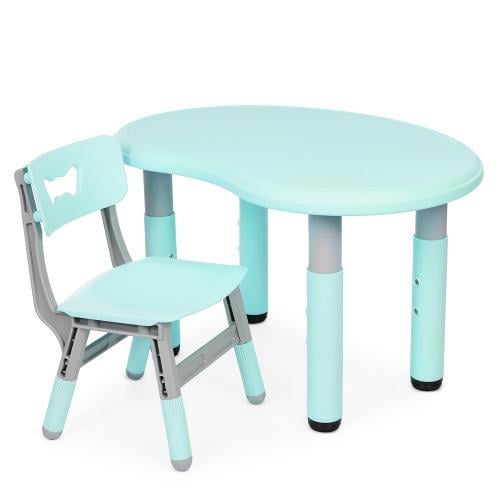 Детский столик со стулом Bambi Peanut-5 Мятный (6903317252718)