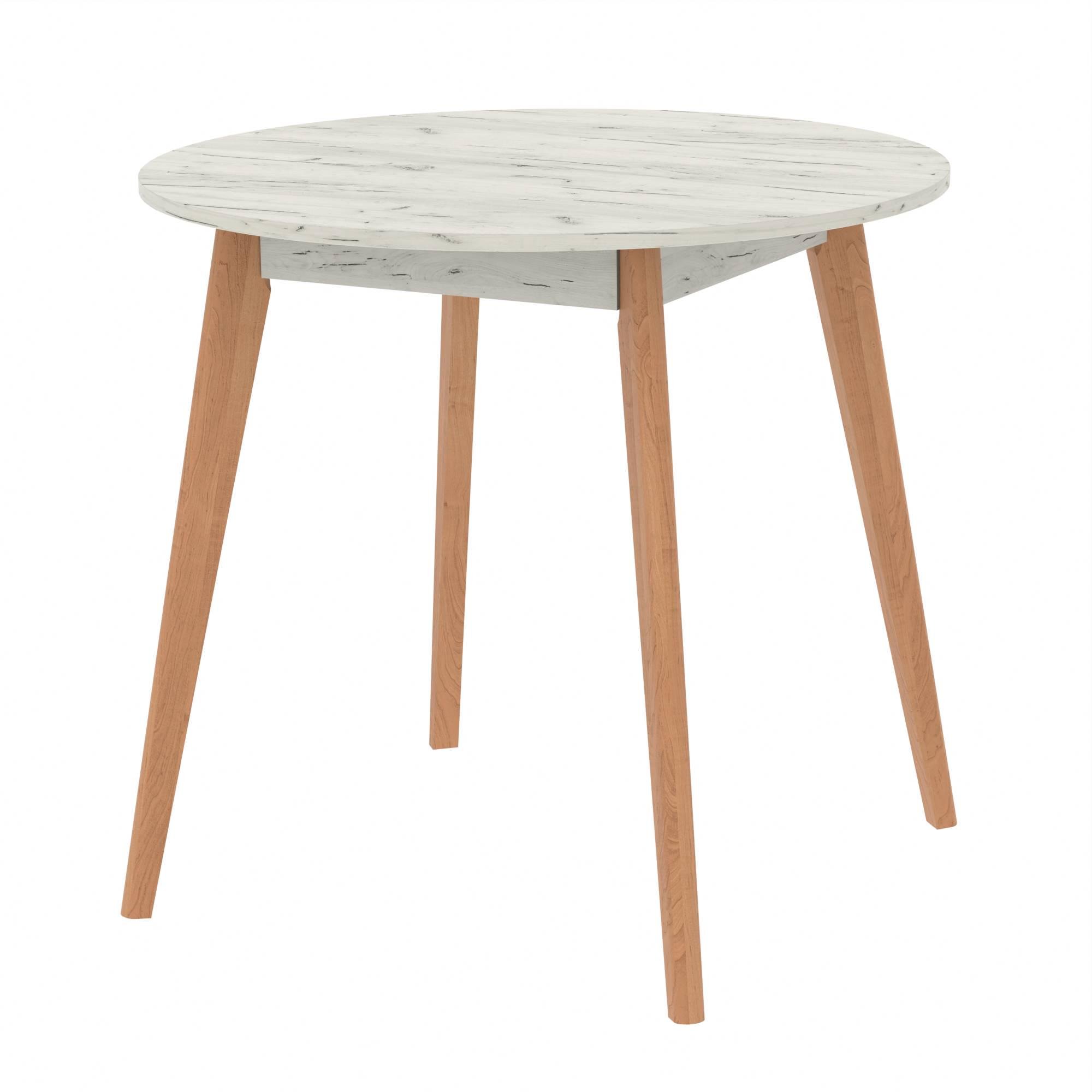 Стіл обідній Неман БОН 880 Дуб крафт білий/Лак - фото 1 Стіл обідній Неман БОН 880 Дуб крафт білий/Лак - фото 1